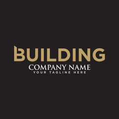 Building Construction Logo Design Vector