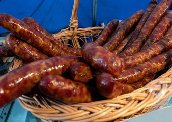Sausage Festival (Csabai Kolbaszfesztival) Sausage exhibition and fair.
