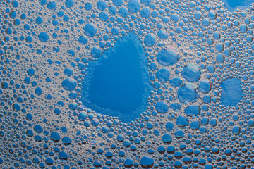 An artful colorful background with bubbles. Abstract background.
