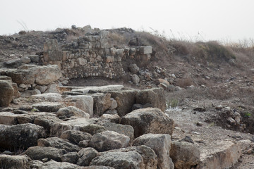 Old Ruins in Megiddo, Israel
