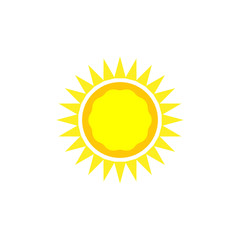 Summer Sun Icon Vector Logo