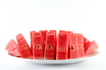 watermelon on a white background, isolated