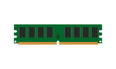 Ram, cpu, speed, server, motherboard, computer, memory free vector icon