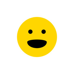 Face Emoticon icon vector logo