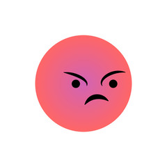 Face Emoticon icon vector logo
