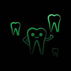 Smile tooth s nolan icon. Simple thin line, outline vector of dentist icons for ui and ux, website or mobile application