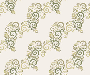 Vector ornamental hand drawing decorative background. Ethnic seamless pattern ornament. Vector pattern. Print for textile, cloth, wallpaper, scrapbooking