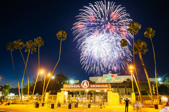 July 4th Fireworks At The Rose Bowl