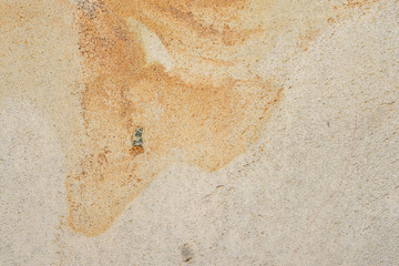 The texture of a stained stone