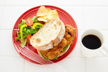 フライドチキンサンド