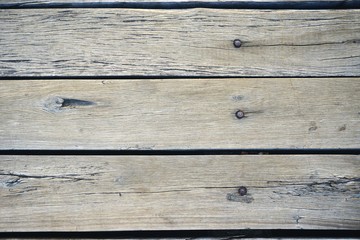 Fototapeta premium Old wooden boards horizontal background texture
