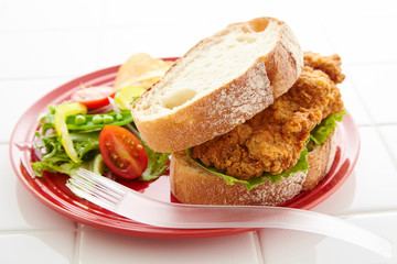 フライドチキンサンド