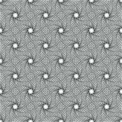 Black linear vector pattern for textile, paper or wallpaper. Abstract.