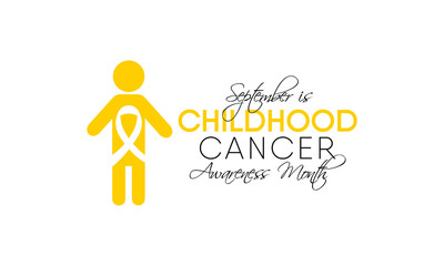 Vector illustration on the theme of Childhood Cancer awareness month observed each year during September.