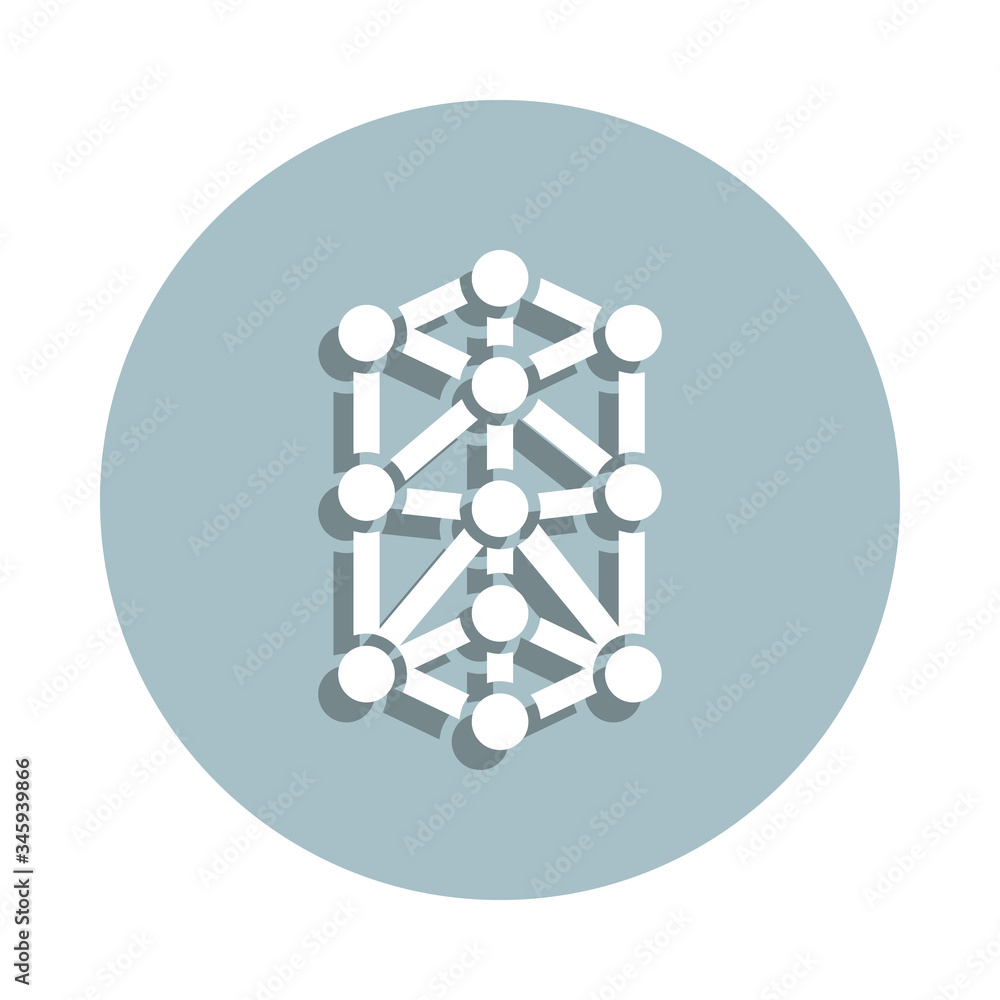 Aufkleber tree badge icon. simple glyph, flat vector of world religiosity icons for ui and ux, website or mobi