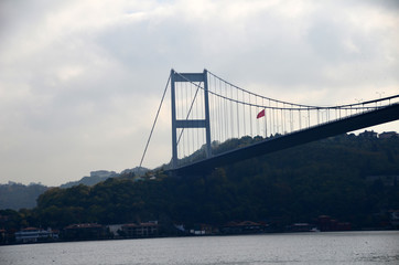Istanbul bosphorus bridge called as July 15 Martyrs’ Bridge.