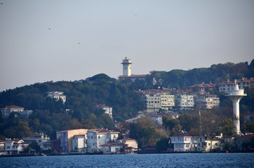 Istanbul coastline photography from Uskudar and Beykoz district.