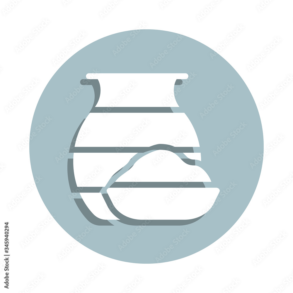 Poster holi badge icon. simple glyph, flat vector of world religiosity icons for ui and ux, website or mobi