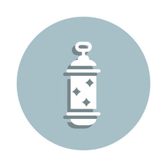 Lantern badge icon. Simple glyph, flat vector of world religiosity icons for ui and ux, website or mobile application