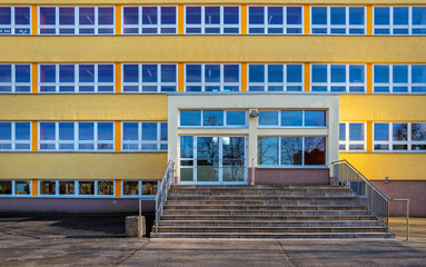 renoviertes Schulgebäude in Berlin 