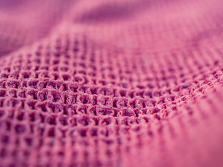 close up of pink fabric