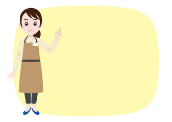 カフェ、レストラン、園芸店、飲食店、飲み屋、パン屋、ベーカリー、ファストフード、パン、コーヒー、お茶、エプロン、店員、店長、スタッフ、ショップ、店、あいさつ、告知、お知らせ、説明、広告、おすすめ、笑顔、カスタマー、お客様、お詫び、クレーム対応、クレーム、欠品、買い溜め、売り切れ、ポスター、チラシ、ポップ、イラスト、カットイラスト、イラストレーション、ベクター、絵、漫画、人気、かわいい、売れ筋、人、