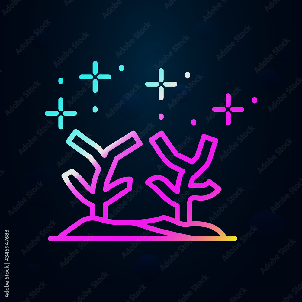 Poster diving collar nolan icon. simple thin line, outline vector of diving icons for ui and ux, website or