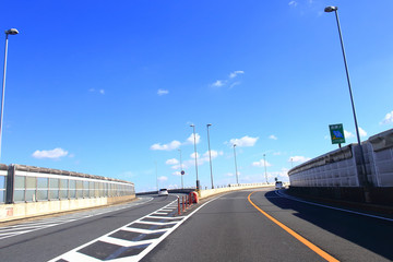 Kosuge junction on the metropolitan expressway