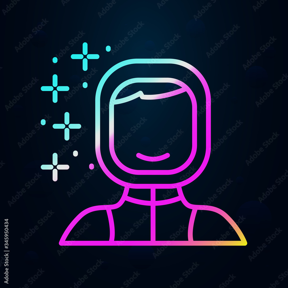 Poster diving diver nolan icon. simple thin line, outline vector of diving icons for ui and ux, website or 