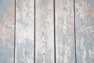 Blue wooden wall, fence, Board texture and background