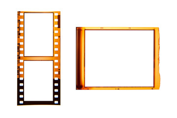  (35,120 mm.) film collections frame.With white space.film camera.