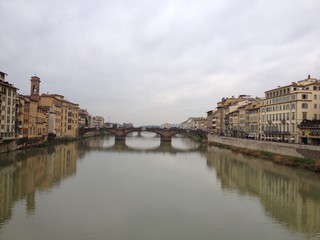 Fototapeta na wymiar Arno River in Florence