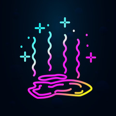 Water, evaporation nolan icon. Simple thin line, outline vector of geography icons for ui and ux, website or mobile application