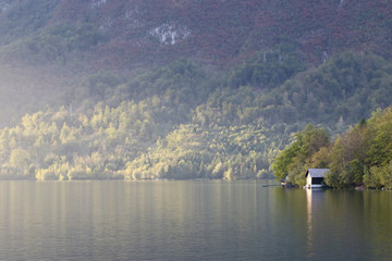 Fototapeta premium Lake Bohinjsko jezero, Bohinj, Slovenia