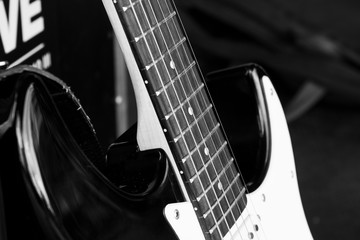 Fototapeta premium electric guitar close up