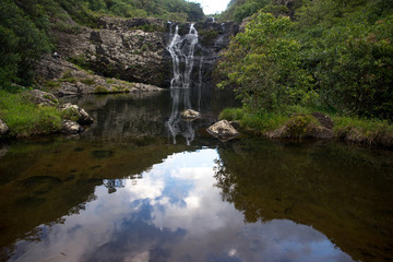 Fototapeta na wymiar waterfalls in Mauritius