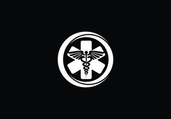 Health logo design template, Medical logo sign symbol 