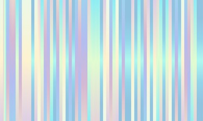 Holographic abstract background with lines. Rainbow fairytale colorful hologram gradient