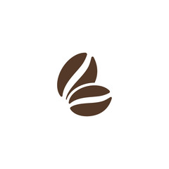 Coffee beans Logo Template vector