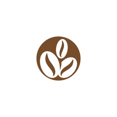 Coffee beans Logo Template vector