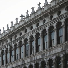 Fototapeta premium Photograph of the facade of the Piazza San Marco in Italy