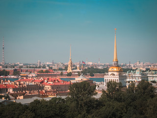 Fototapeta na wymiar Landscape photography of Saint Petersburg