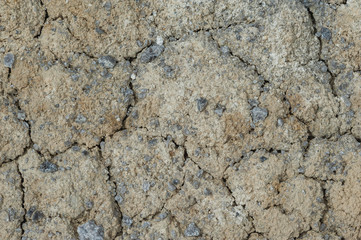 kaolin soil at the place of its extraction