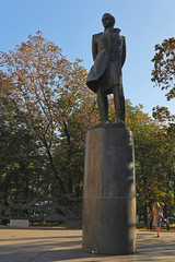 Russia, Moscow-September 15, 2019: the monument to Mikhail Yuryevich Lermontov