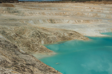 many tier quarry of kaolin clay