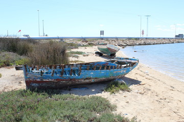 épave barque