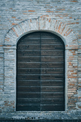 old roman door
