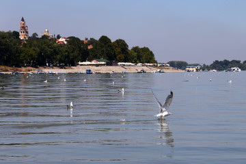 Zemun,Serbia,view from the river Danube