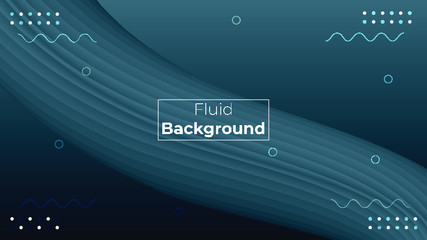 Naklejka premium Abstract Background with 3d fluid shapes Vector 3D Fluid Vector Shape Abstract Background