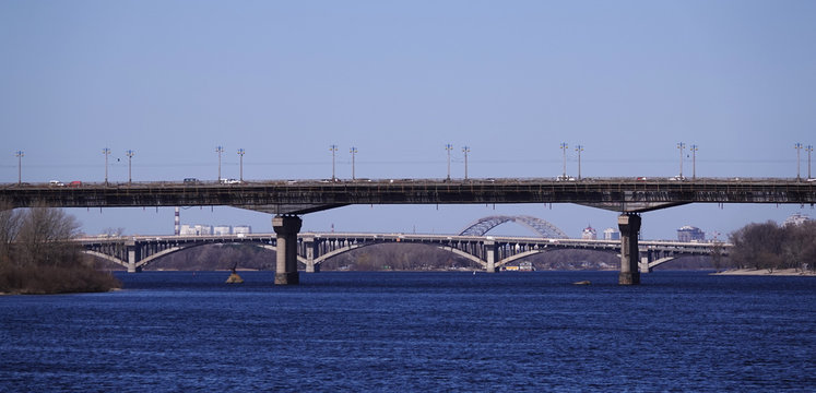 Paton Bridge in Kiev